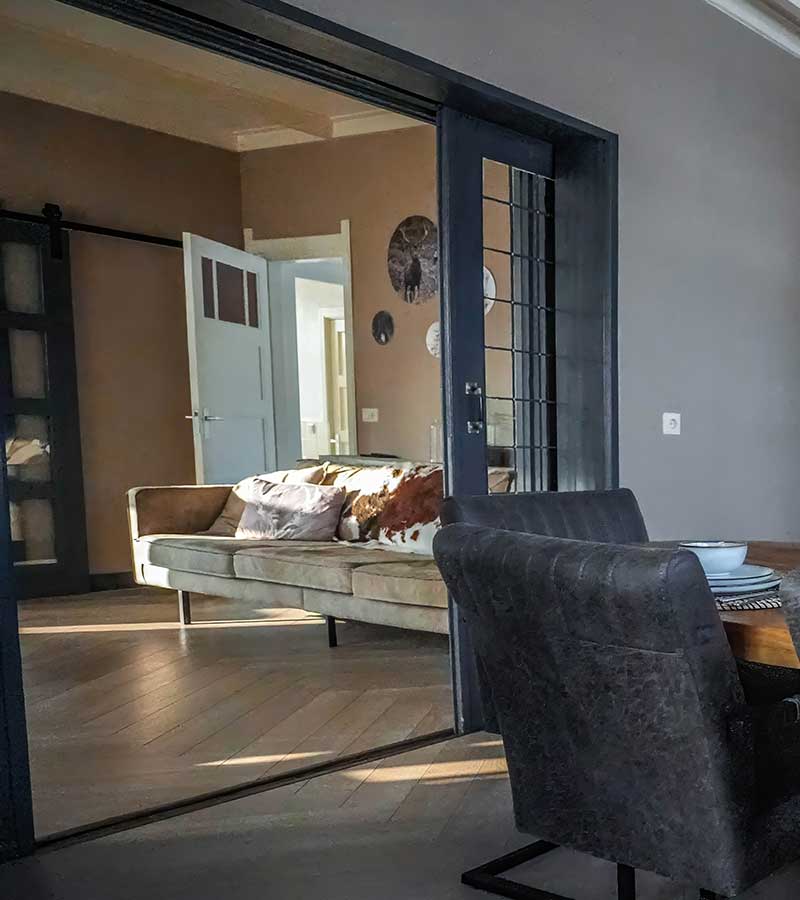 eetkamer-zithoek-slider Woonkamer vakantiehuis